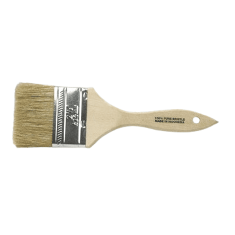 Brush Chip - white nat bristle Width 2-1/2" - (24PK) - Schaefer