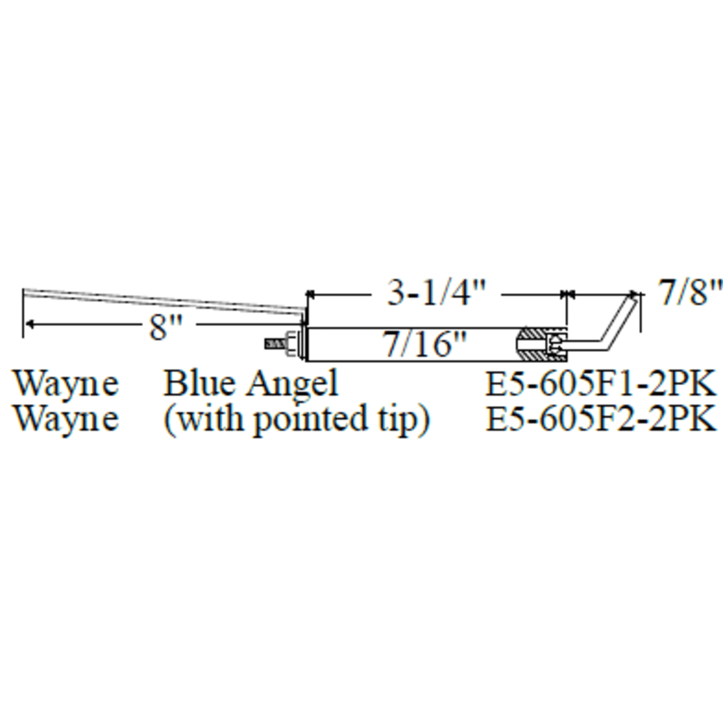 Westwood 605F1, Wayne Electrode 2pk