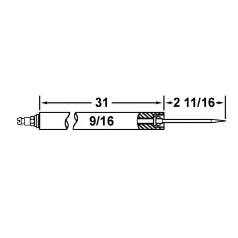 Electrode CLEAVER BROOKS 435-71  17244  (Replacement for Westwood WP-E5-205Q) - Crown