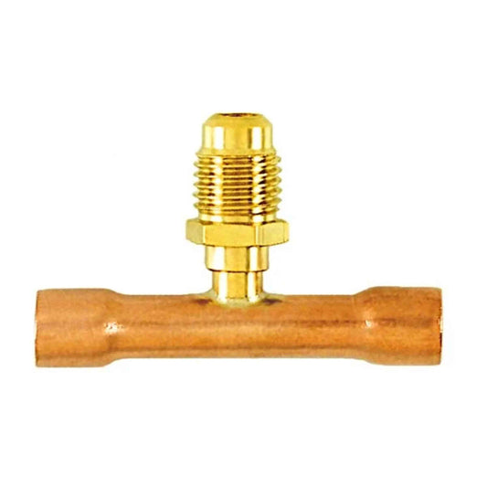 CC8416/2 - C&D - tee with 1/4" m. flare access on 5/16" copper tube, CD2245 2PK