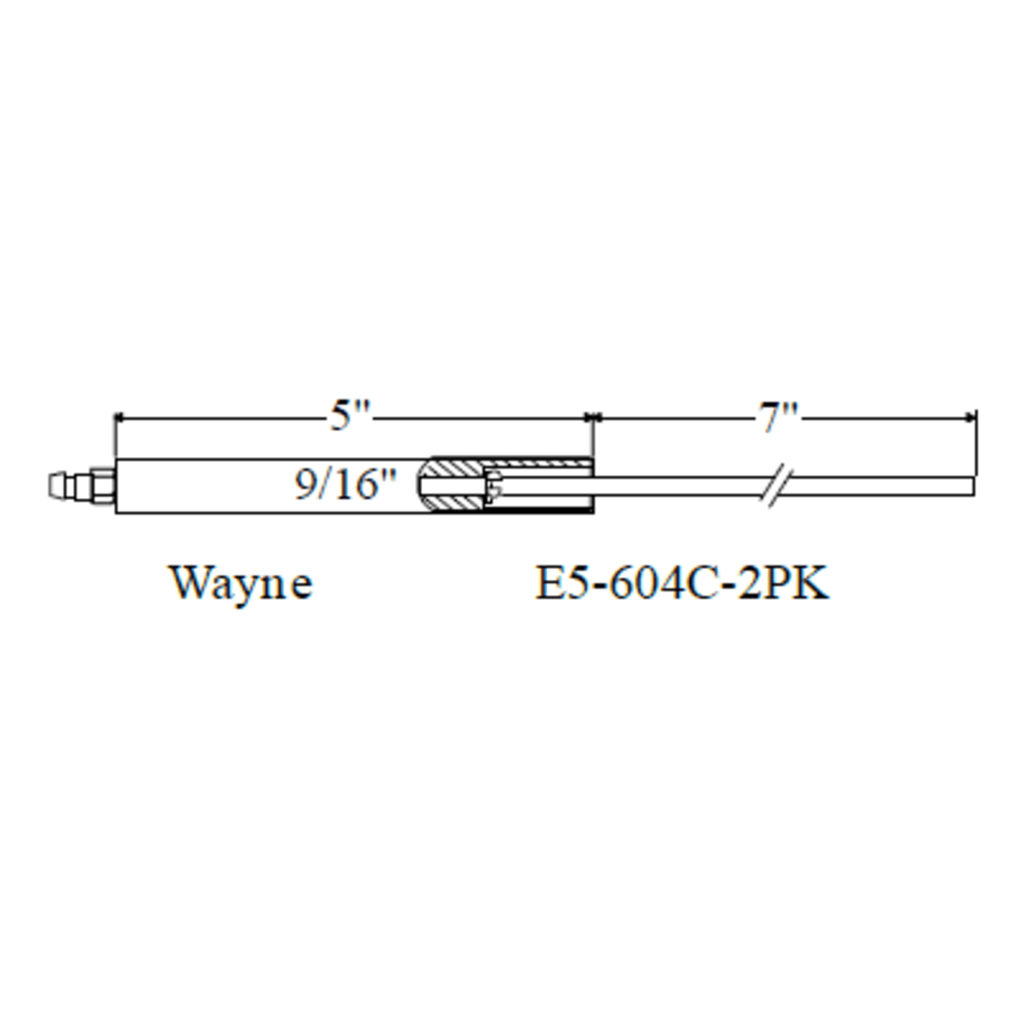 Westwood 604C, Wayne Electrode 2pk