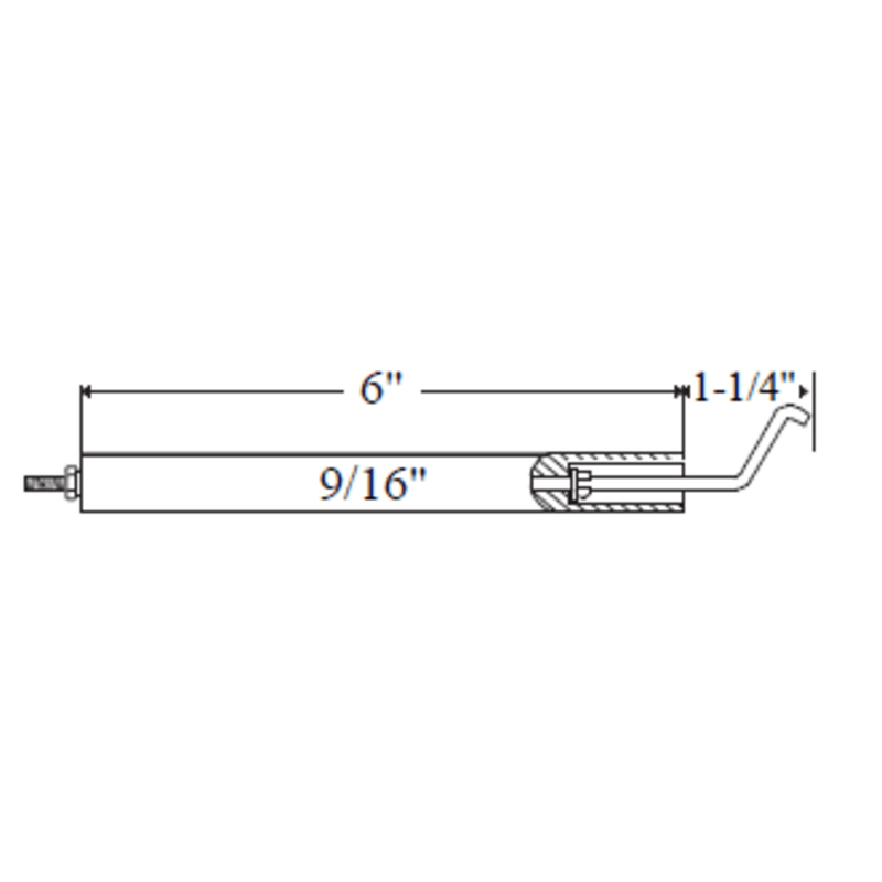 Electrode CARLIN CC 16  (Replacement for Westwood WP-E5-186) - Crown