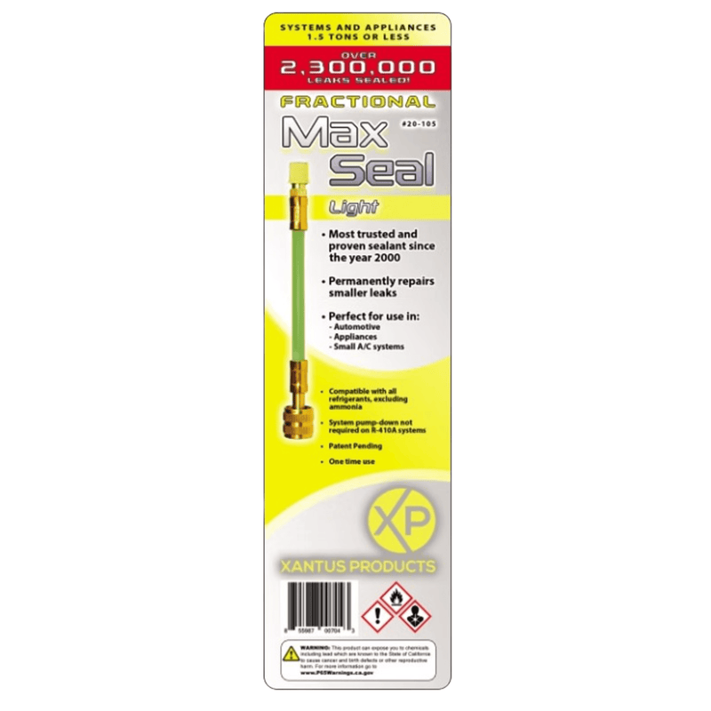 Leak Sealant Max Seal Light   HVAC Refrigerant Leak Sealant (Up to 1.5 Tons) - Xantus