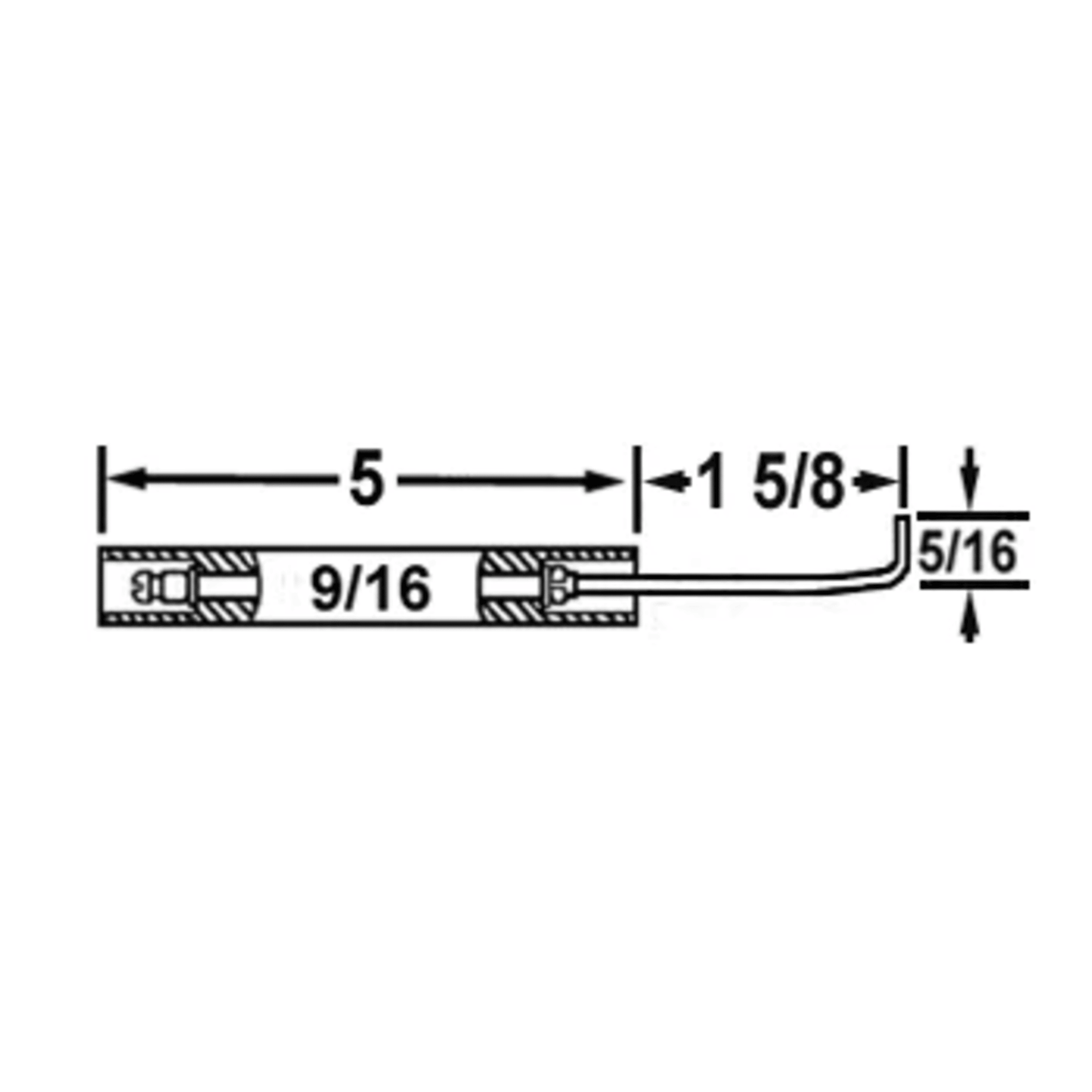 Crown 22146, Iron Fireman Electrode EACH