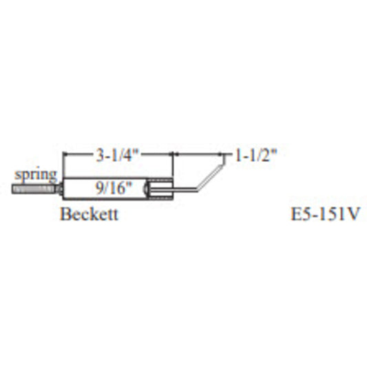 Westwood 151V, Beckett Electrode 2pk