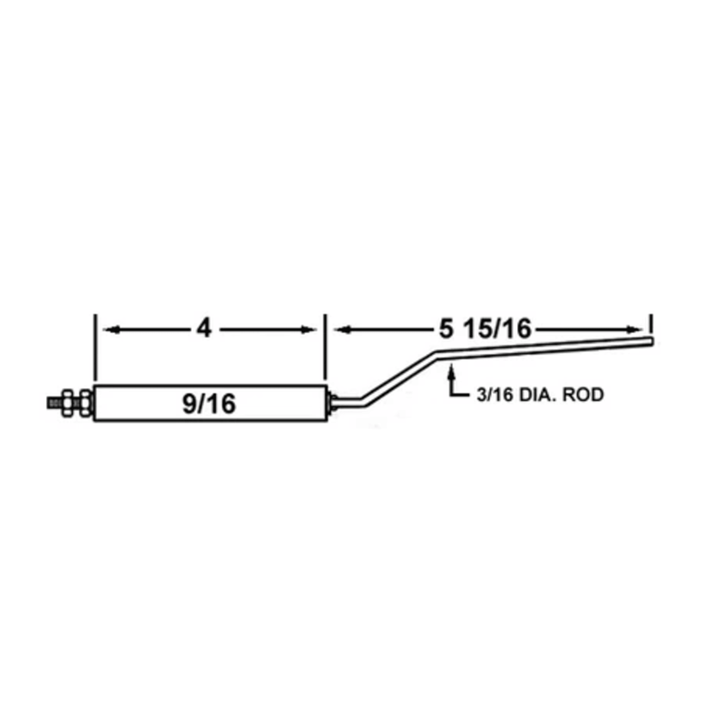 Electrode INDUSTRIAL COMBUSTION 873-76  873-76 15040  - Crown