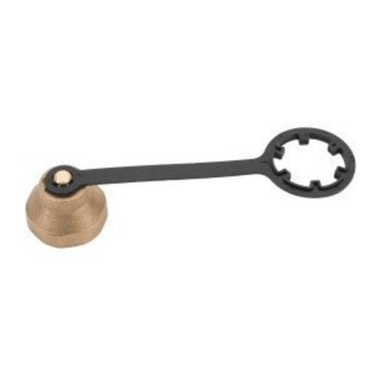 8-060-037 - Henry - 3/4, 7/8, 1-1/8 - Replacement Caps with tether for 907 & 937 Series Ball Valves