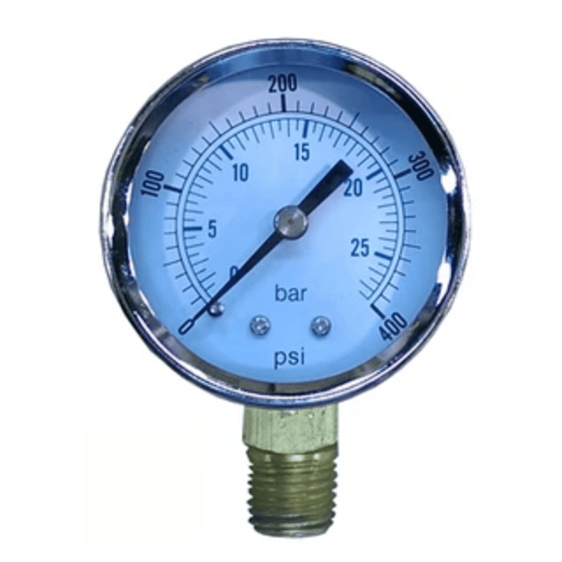 Pressure Gauge PSI 0-400,2 In.FACE 1/4 NPT BOTTOM MOUNT  (Westwood WP-S100-122) - Crown
