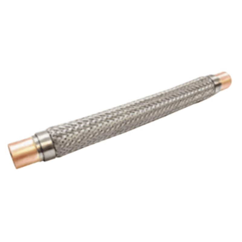 Éliminateur de vibrations 3/4 po DI Acier inoxydable avec raccords en cuivre - C&D