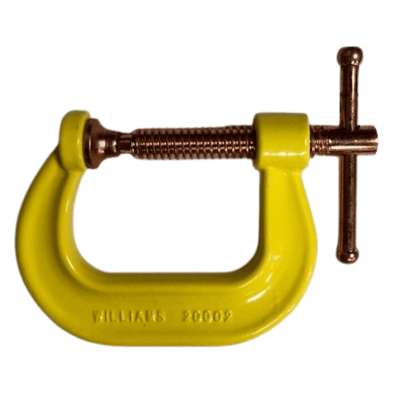 Williams C-Clamp, 2" (Copper Screw)
