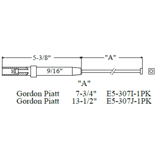 Westwood 307I, Gordon Piatt Electrode 1pk
