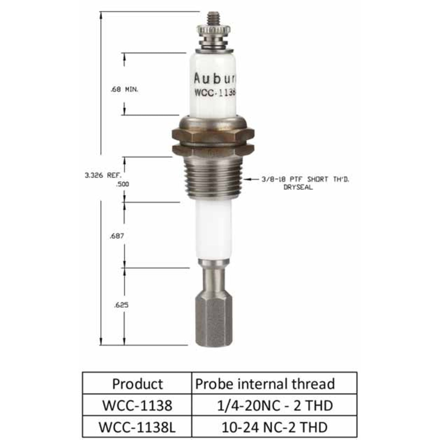 Auburn WCC-1138 Liquid Level Sensor (CS13096)