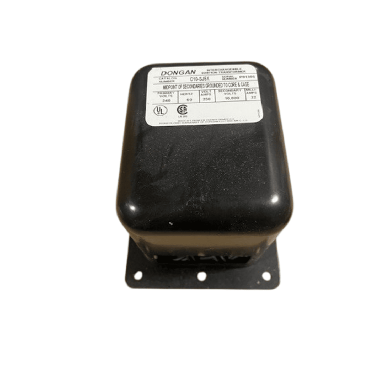 Dongan C10SJ5X, Ignition Transformer