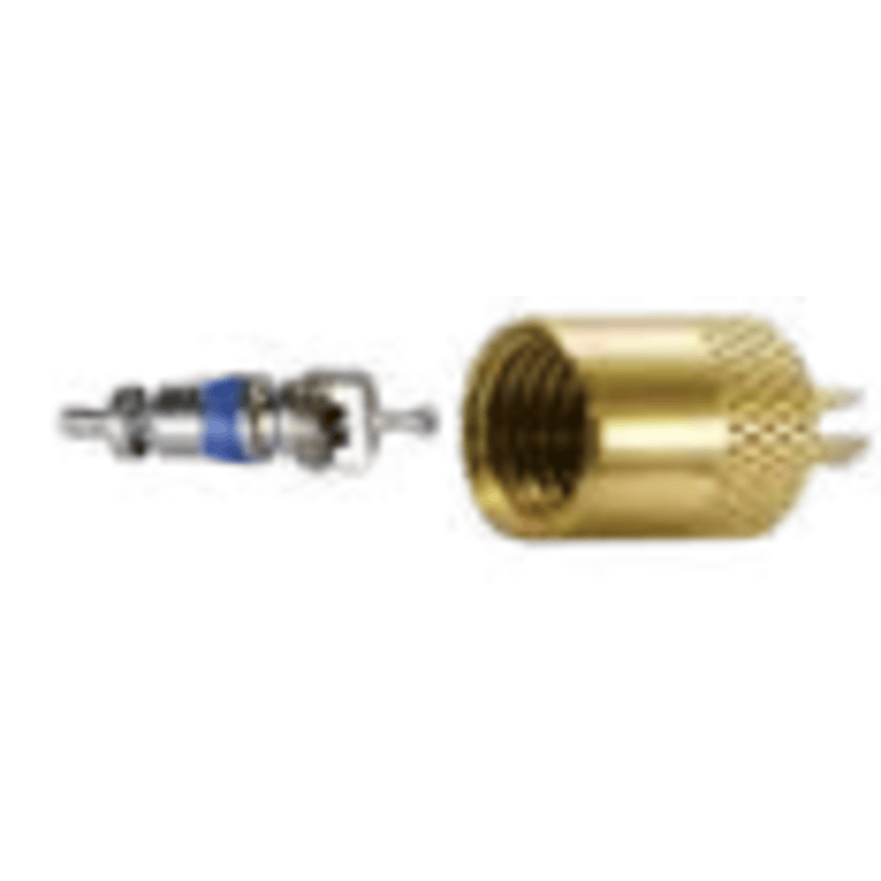 Vanne d'accès 1/4" évasée accès x 1/8" MPT corps, CD2245 6PK - C&D