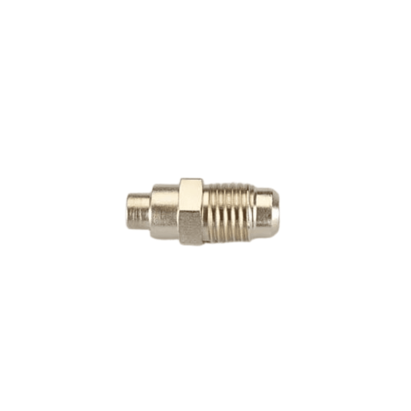 Access Valve 1/4" m. flare acc body, solder end has 3/16" ID & 1/4", 3/8" OD steps, CD2245 6PK - C&D