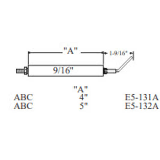 E5-131A-2PK - Westwood - 131A, ABC Electrode 2pk