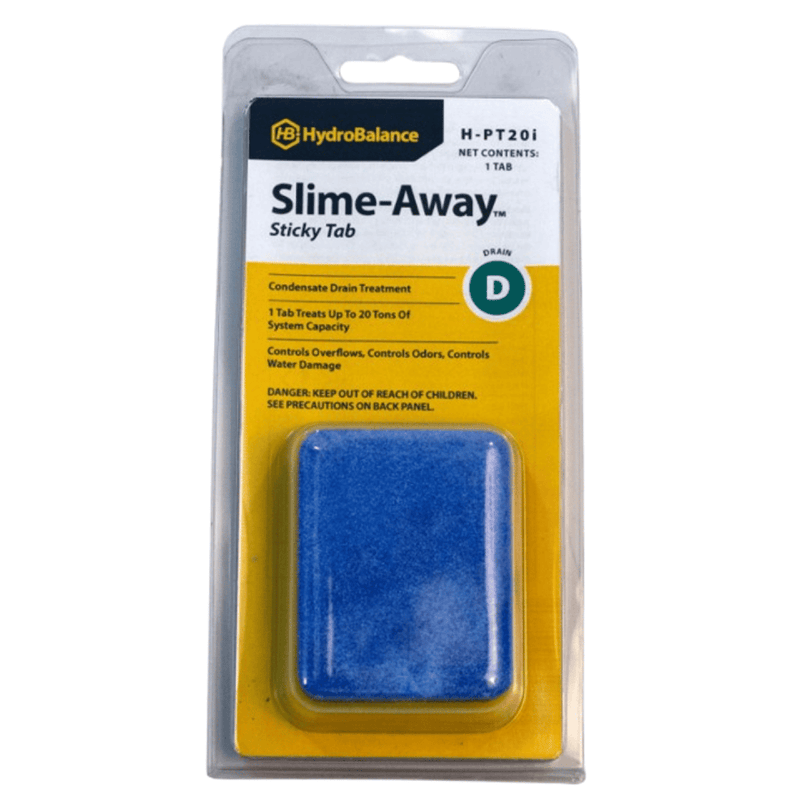 HydroBalance Slime-Away Sticky Tab (Blue) 20-Ton Tab, Ind PK, (6PK)
