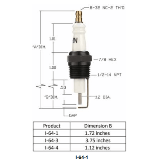 Auburn I-64-1 Igniter (CS12958)