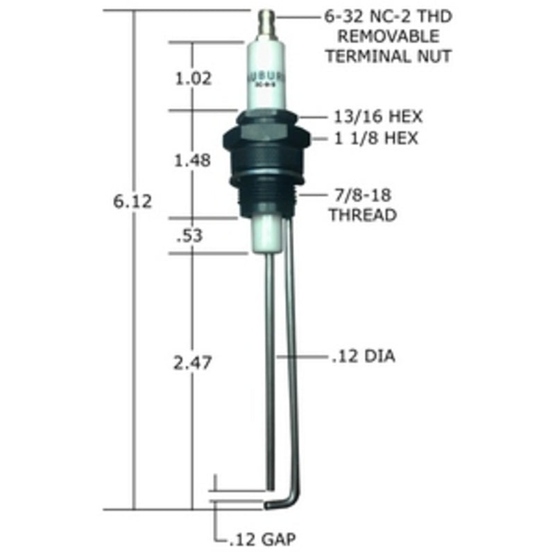 IC-95 - Allumeur (CS13162) (Paquet de 40) - Auburn