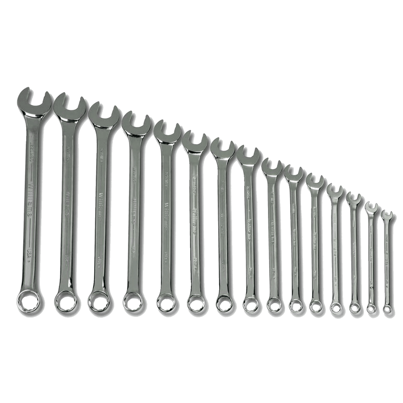Combination Wrench Set, 15pc Metric SUPERCOMBO - Williams