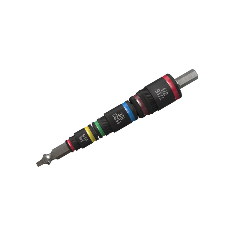 Jeu d'embouts Flip Bit, JEU D'EMBOUTS FLIP BIT 7 EN 1, CARRÉ N° 2 - Malco