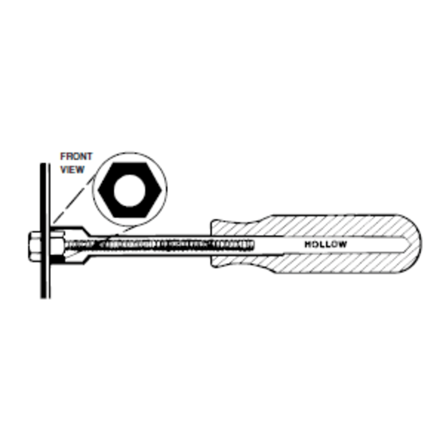 Malco ND10, Nutdriver 5/16"