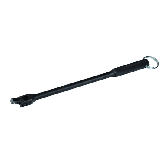 Williams BS-41AA, 1/2 Drive Flex Handle 15 Black with Safety Ring