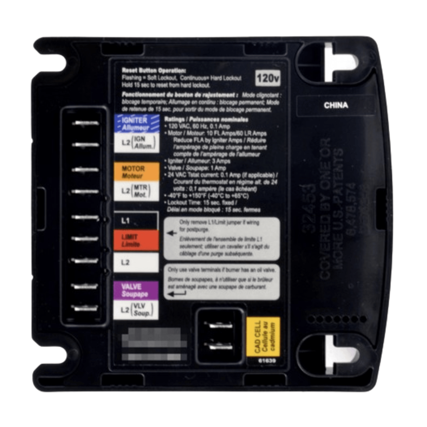 Beckett  7505A0000U,  GeniSys® 120V Oil Burner Control