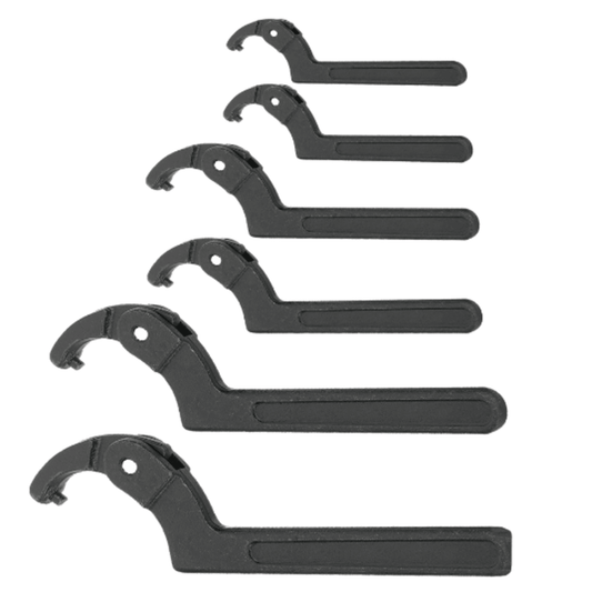 Williams WS-476, Adjustable Pin Spanner Wrench Set 6 Piece