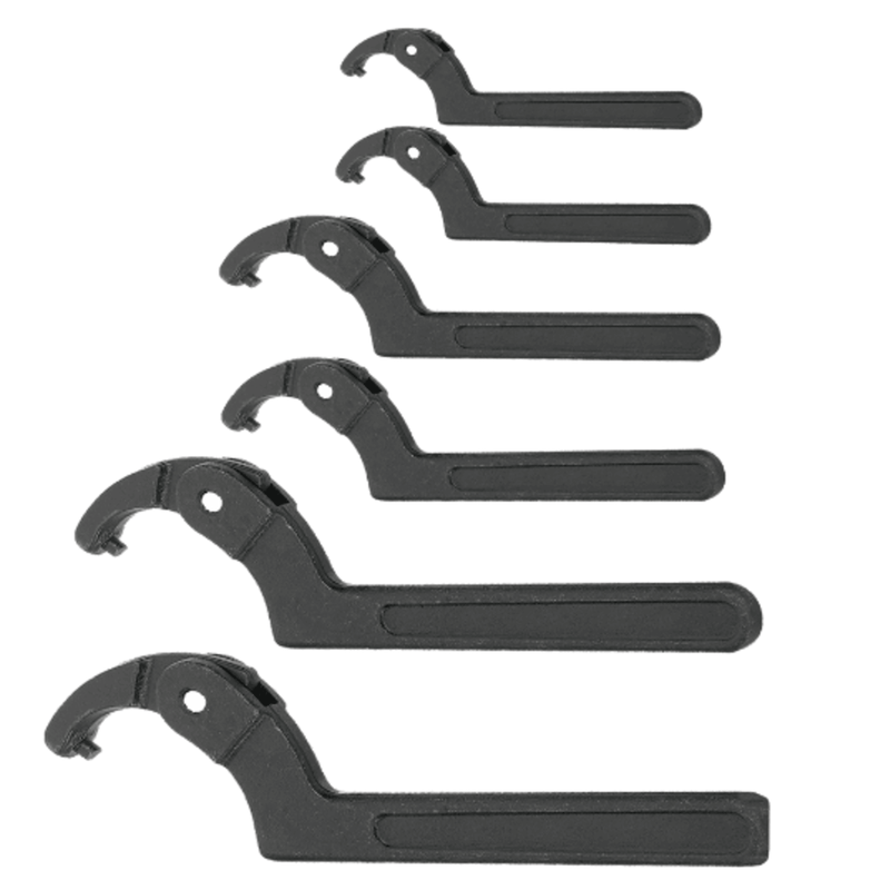 Spanner Wrench Set Adjustable Pin 6 Piece - Williams