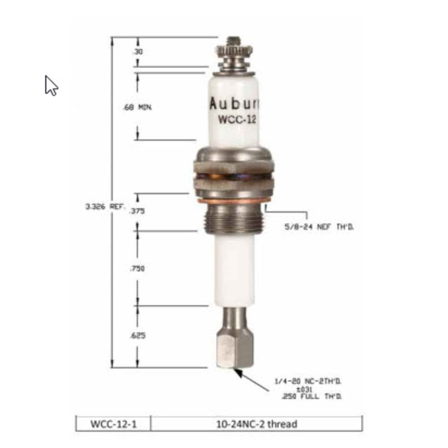 WCC-12-1 - Auburn - Liquid Level Sensor (CS13099) (20PK)