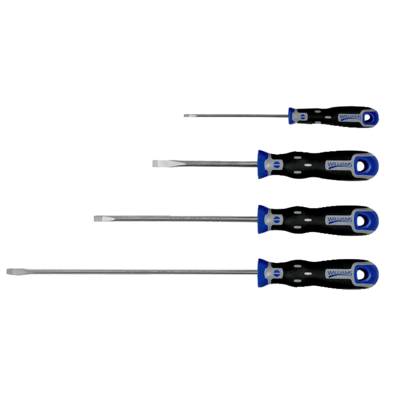 Screwdriver Set SUPERTorque Cabinet Slotted  4pc - Williams