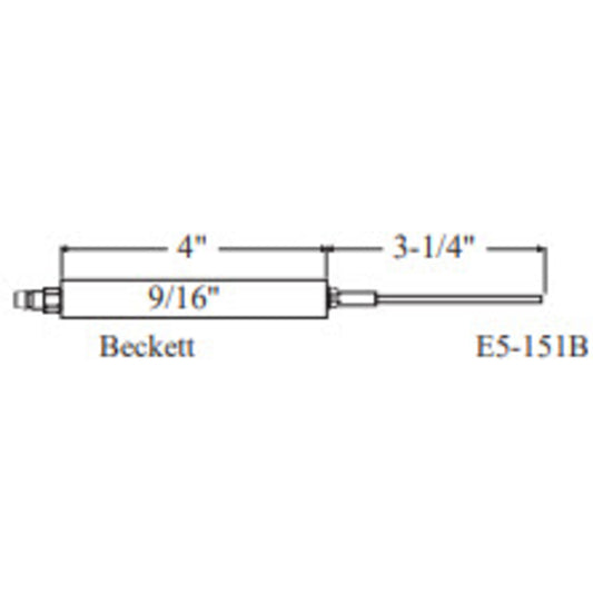 WP-E5-151B- Beckett Electrode 2PK