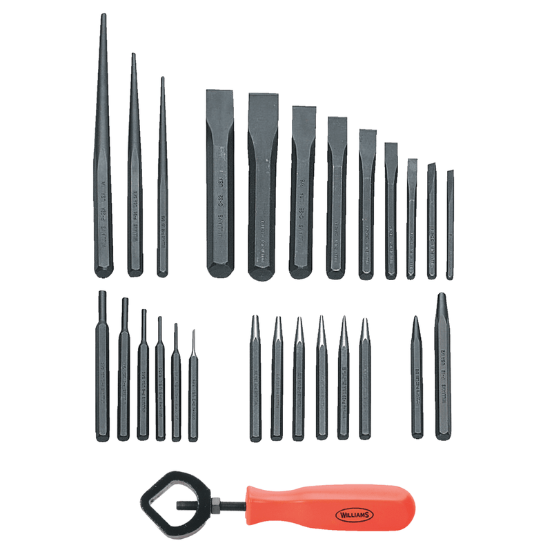 Punch & Chisel Set 27pc - Williams