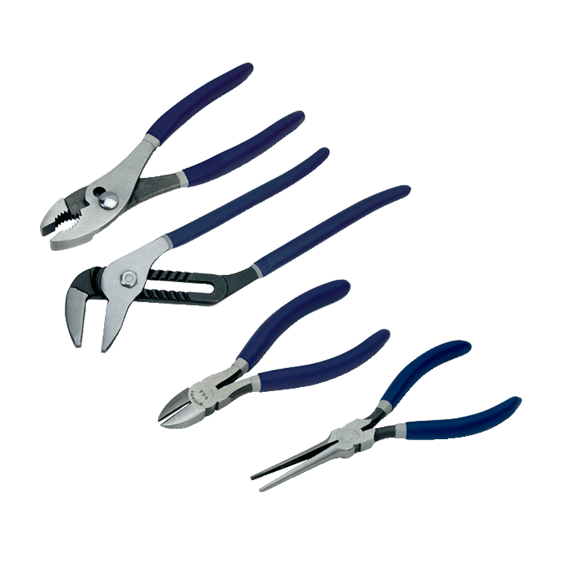 Combo Pliers Set (Slip Joint/Superjoint/Diagonal/ Needlenose) - Williams