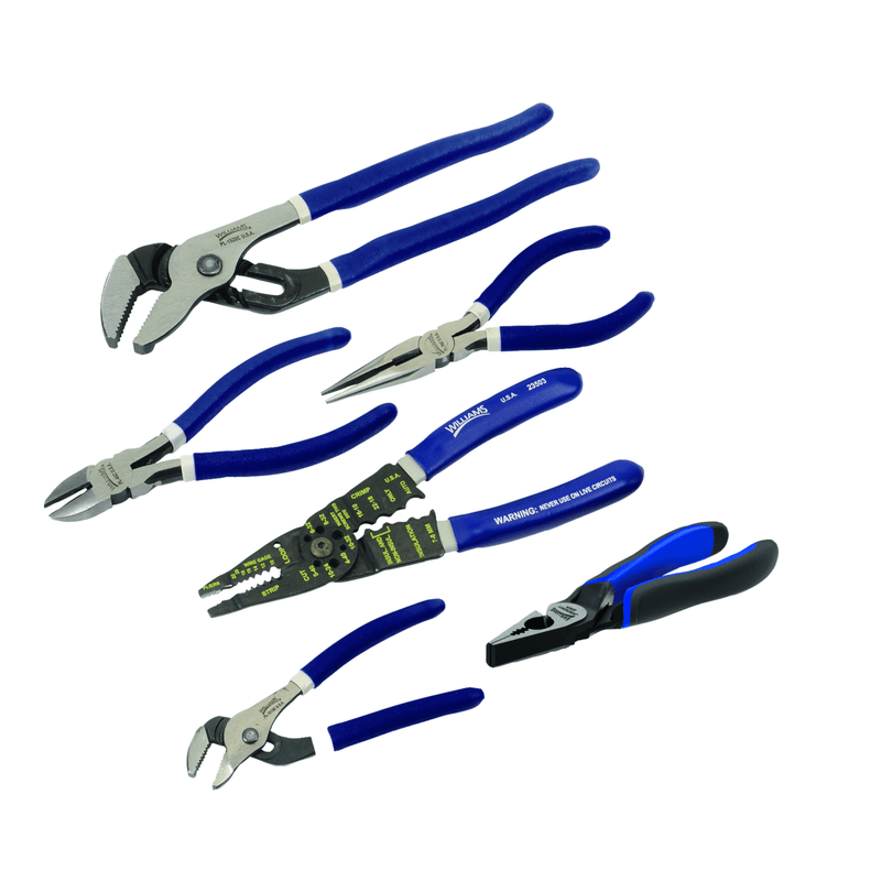 Pliers Set General Service 6pc - Williams